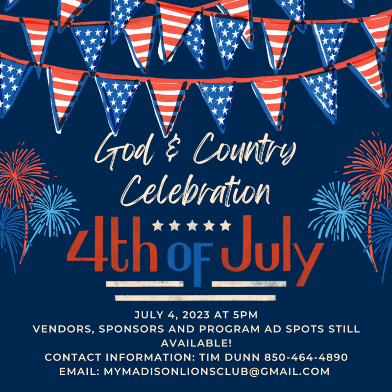 God & Country Celebration - Madison County FL